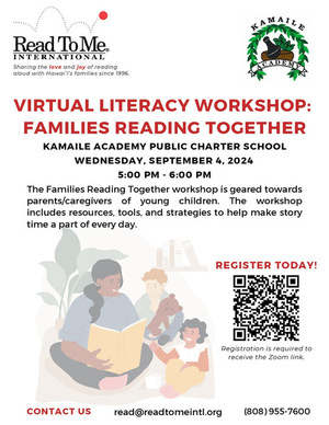 Families Reading Together Virtual Event